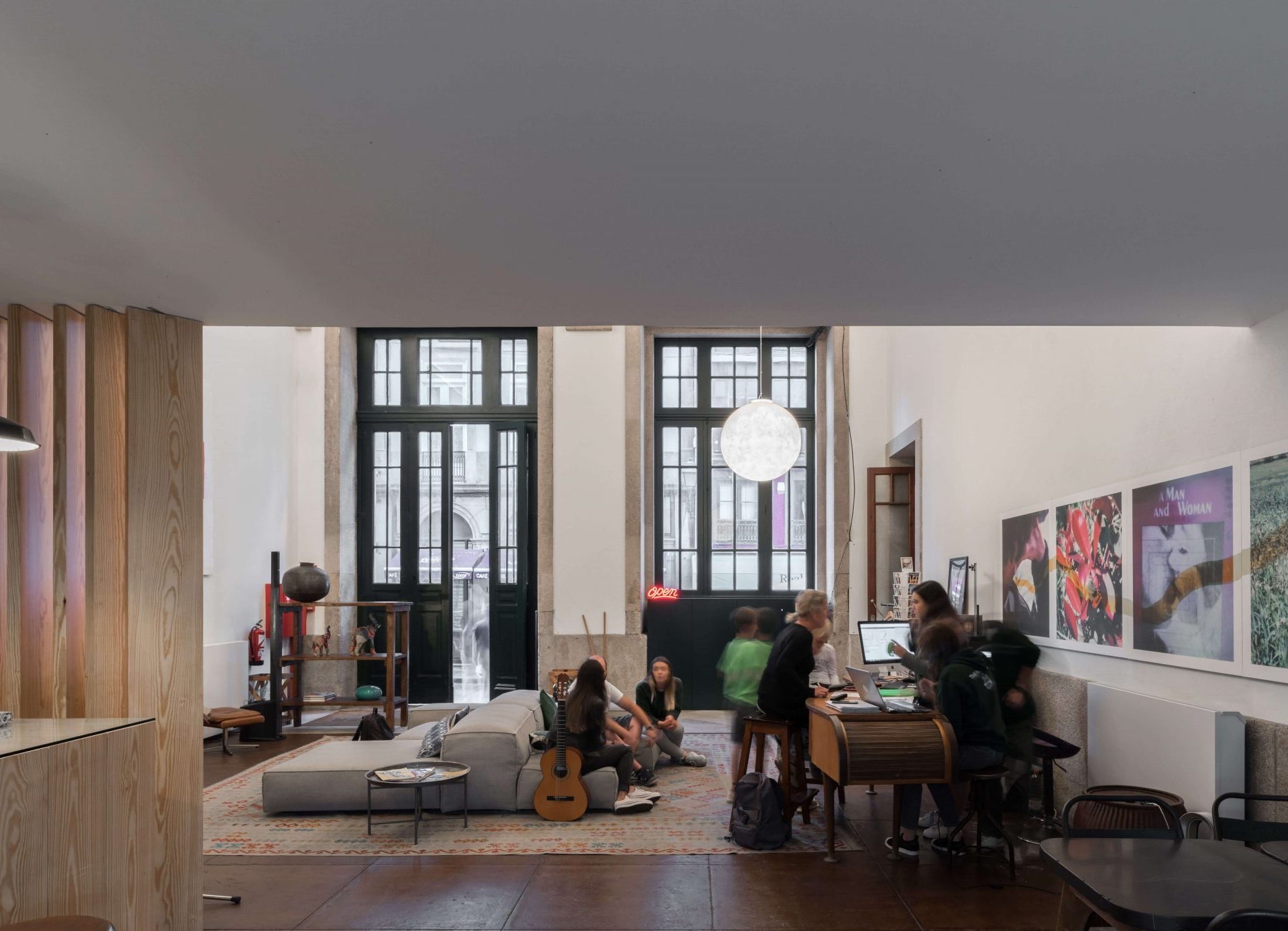 Reception and common area
